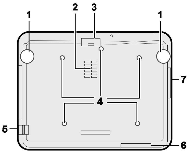 SANYO PDG-DXT10L - Vuedessous - 1