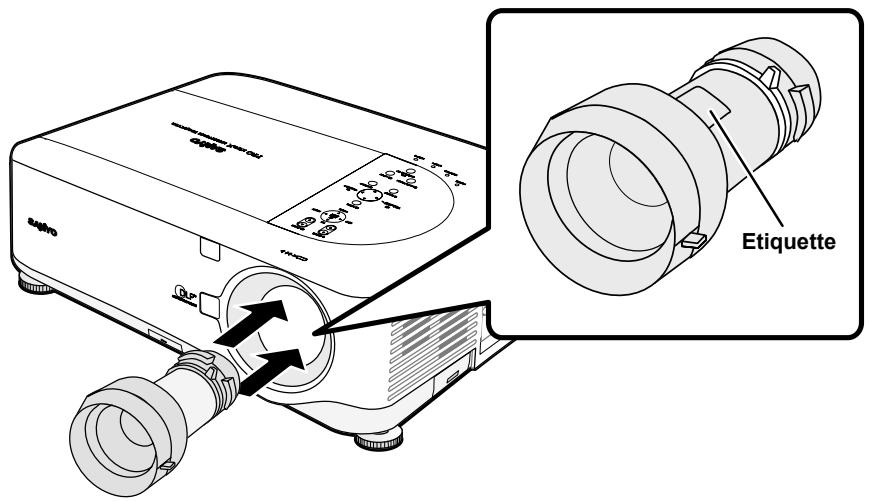 SANYO PDG-DXT10L - Installer le nouvel objectif - 1
