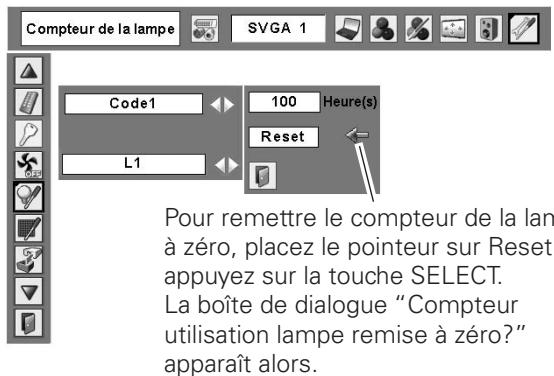 SANYO PLC-XL50 - Compteur de remplacement de la lampe - 1