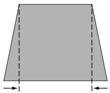 SANYO PLC-XL50 - Correction du trapèze - 2