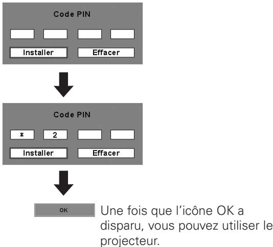 SANYO PLC-XL50 - Source d'entrée sélectionnée et mode de lampe - 2