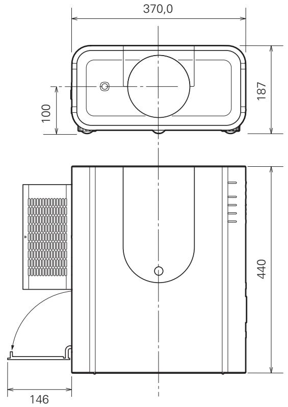 SANYO PLC-XP100L - Dimensions - 2