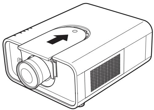 SANYO PLC-XP100L - Fixation de la lentille au projecteur - 3