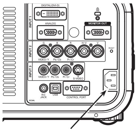 SANYO PLC-XP100L - ATTENTION - 1