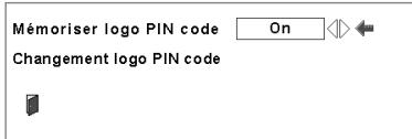 SANYO PLC-XP100L - Pour changer le code PIN logo - 4