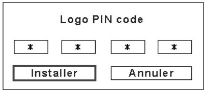SANYO PLC-XP100L - Pour changer le code PIN logo - 2