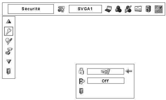 SANYO PLC-XP57L - Verrouillage - 4
