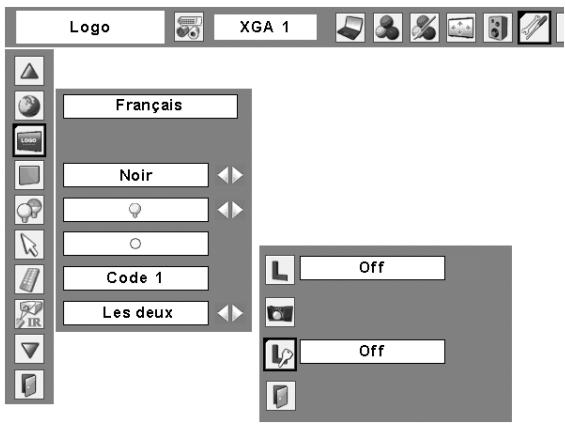 SANYO PLC-XT35/L - Pour changer le code PIN logo - 1