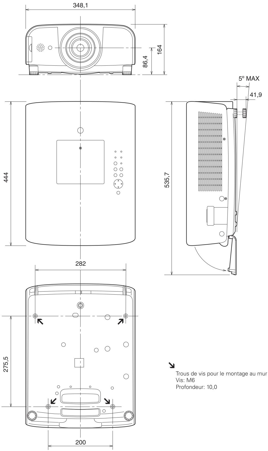 SANYO PLC-XT35L - Dimensions - 1