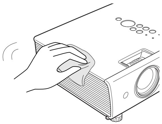 SANYO PLC-XU111 - Nettoyage du coffret du projecteur - 1