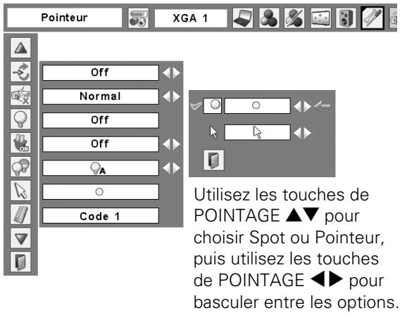 SANYO PLC-XU111 - Pour changer le code de la télécommande: - 1