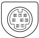 SANYO PLC-XU111 - Connecteur service PORT - 1