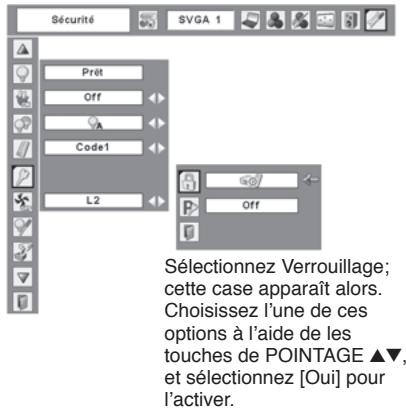 SANYO PLC-XU75 - Verrouillage - 5