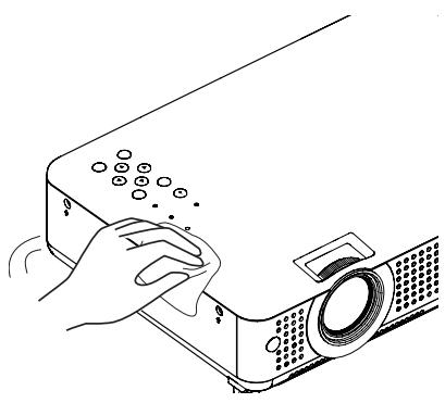 SANYO PLC-XU75 - Nettoyage du coffret du projecteur - 1