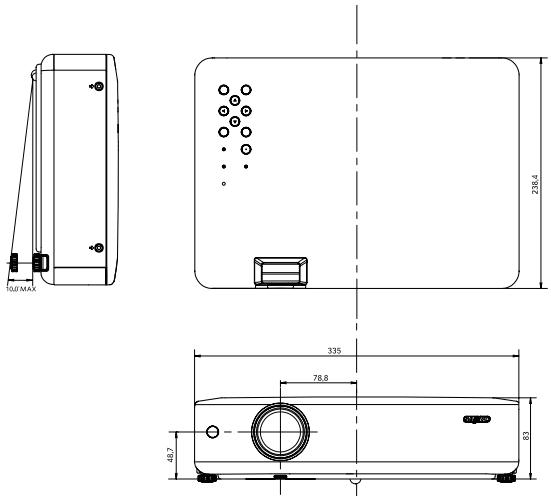 SANYO PLC-XU75 - CONNECTEUR SERVICE PORT - 2