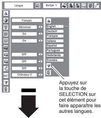 SANYO PLC-XU78 - Fond bleu - 2