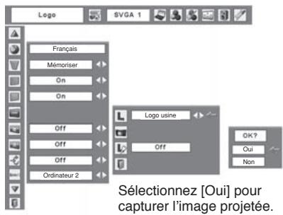SANYO PLC-XU78 - Mémoriser logo PIN code - 1