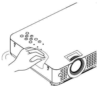 SANYO PLC-XU78 - Nettoyage du coffret du projecteur - 1