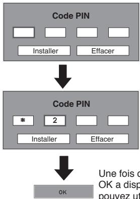 SANYO PLC-XU78 - Boîte de dialogue Entrée du code PIN - 1