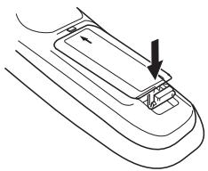 SANYO PLV-75 - Replacez le couvercle du compartiment des piles. - 1