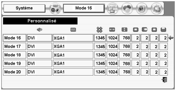 SANYO PLV-HD10 - Selection manuelle du systeme d'ordinateur - 1