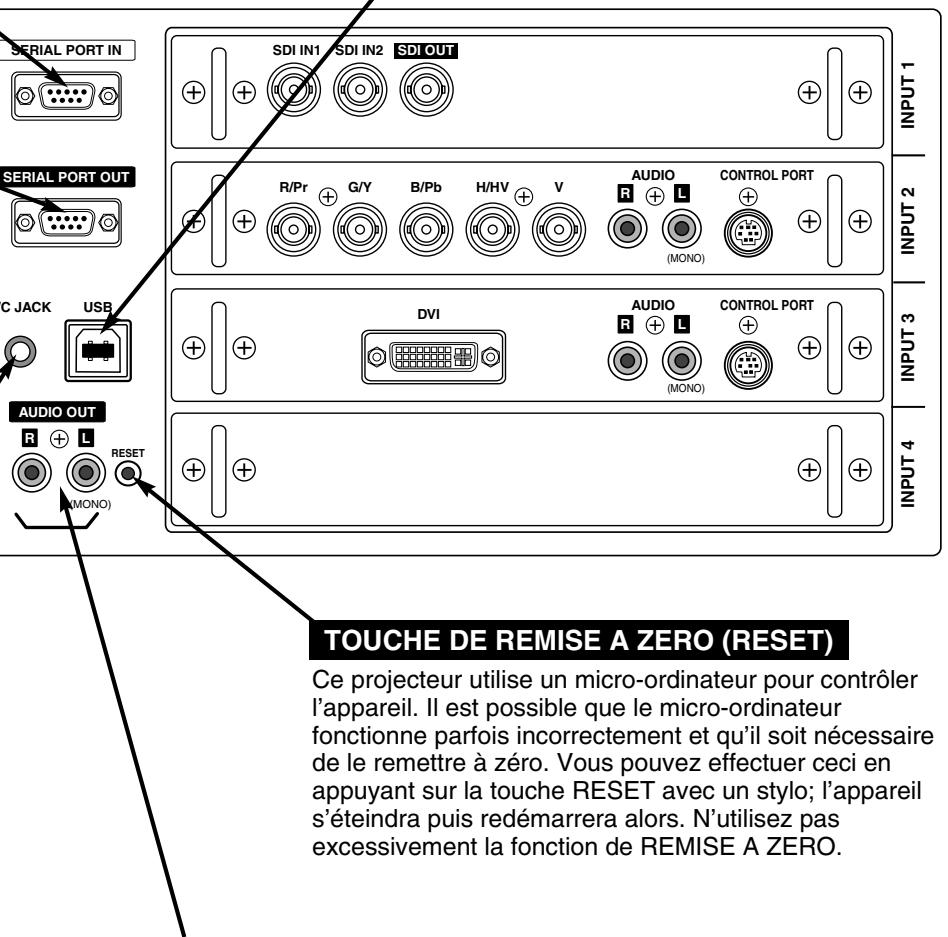 SANYO PLV-HD10 - Connecteur R/C - 1