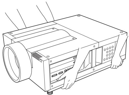 SANYO PLV-WF20 - PRECAUTION POUR LE TRANSPORT DU PROJECTEUR - 1