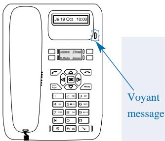 AASTRA M730 - Consulter les messages reçus - 1