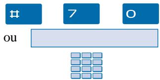 AASTRA M740 - Sur le second poste: - 1