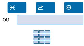 AASTRA M740 - Outrepasser la fonction renvoi d'appel* - 1