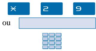 AASTRA M740 - Outrepasser la fonction «Ne pas déranger»* - 1