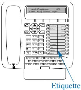 AASTRA M760E - Identifier les touches programmées - 1