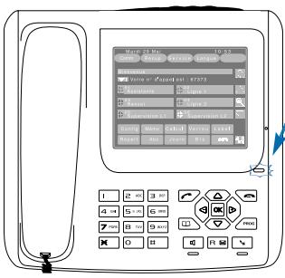 AASTRA M780 - Réception d'un appel - 1