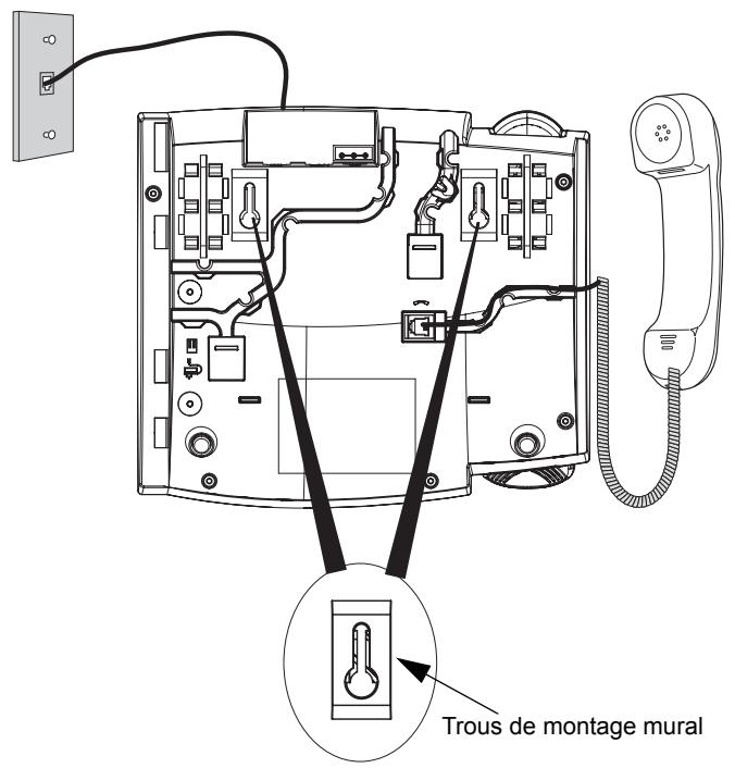 AASTRA 51I IP PHONE - Montage mural - 1