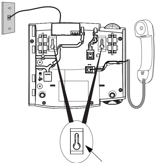 AASTRA 55I IP PHONE - Montage mural - 1