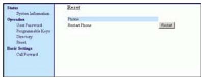 AASTRA 9112I IP PHONE - Interface Web Aastra. - 1