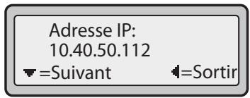 AASTRA 9112I IP PHONE - Visualiser l'adresse IP de votre téléphone - 4