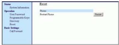 AASTRA 9133I IP PHONE - Interface Web Aastra. - 1