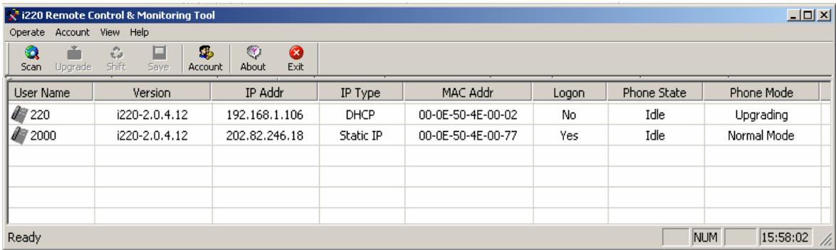 AASTRA I220 SIP - Telephone IP 220 en mode de configuration - 1