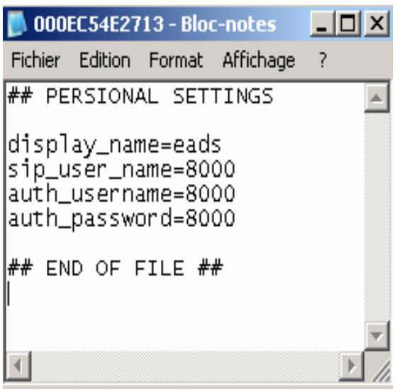 AASTRA I220 SIP - PHONE SETTINGS time-zone  13 daylight  0 voice_mail  # ADVANCED SETTINGS local_rtp_port  40000 jitt_buf_type  1 jitt_buf_len  90 vad_cng  0 vlan  0 vid  0 priority  5 diffserv  184 vlan_network_mode  0 pc_network_mode  0 - 1