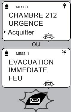 AASTRA M7900 - Alarme acquittable : - 1