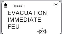 AASTRA M900 - Alarme acquitable : - 2