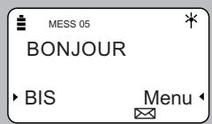 AASTRA M900 - Accès par le menu Alarme : - 1