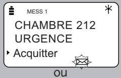 AASTRA M900 - Alarme acquitable : - 1