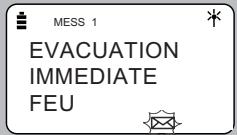 AASTRA M900 EX - Alarme acquitable : - 2