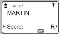 AASTRA M902 - Alarme acquitable : - 2