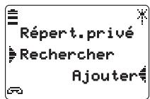 AASTRA M920 - Consulter le répertoire privé - 2