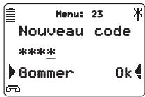 AASTRA M920 - Personnaliser le code d'accès - 2