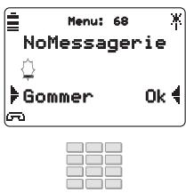AASTRA M920 - Programmer l'accès automatique à la messagerie vocale\* - 1
