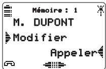 AASTRA M920 - Appeler une mémoire rapide : - 1